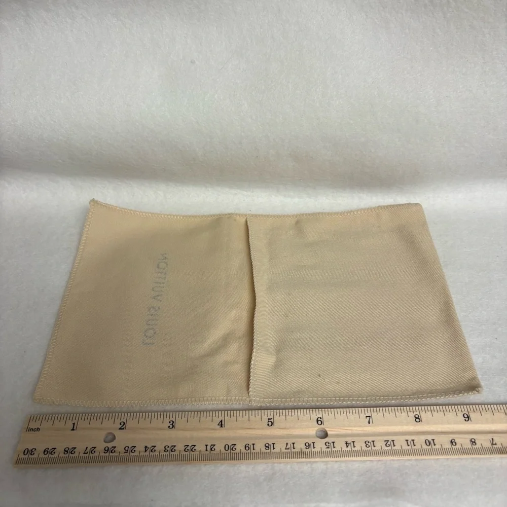 Louis Vuitton Beige Fold Over Small Accessories Dust Bag